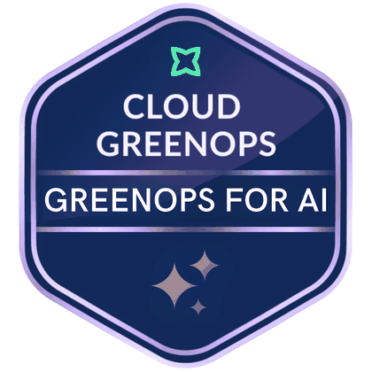 Cloud GreenOps for AI badge