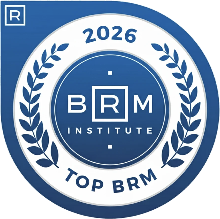 Top BRM 2026 badge, BRM Institute